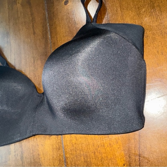 Wacoal Ultimate Side Smoother Wire Free Black Contour Bra 852281 Size 36DD - Picture 2 of 7